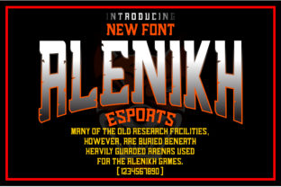 Alenikh Sports: A Bold Blackletter Font for Editorial Impact