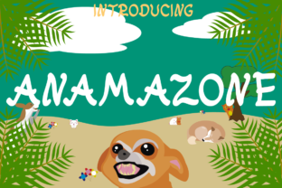 Anamazone: A Playful Typeface for Editorial Design