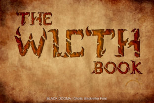 Black Dogma Font for Web Design