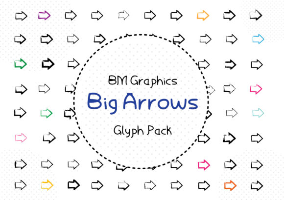 BM Graphics - Big Arrows: A Versatile Typeface for Editorial Design
