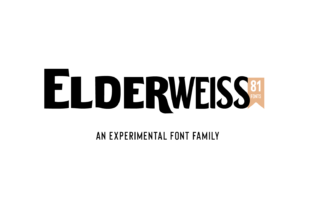 Elderweiss Font: Bold and Beautiful
