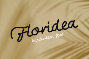 Floridea Font: A Handwritten Typeface for Modern Web Design