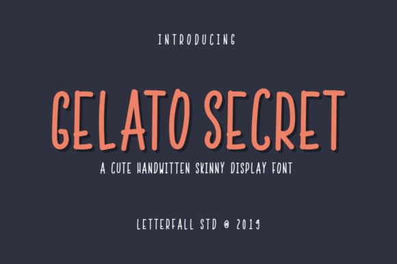 Gelato Secret: A Bold, Modern Sans Serif