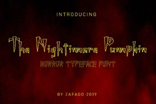 Nightimare Pumpkin Font: A Bold Choice for Editorial Design