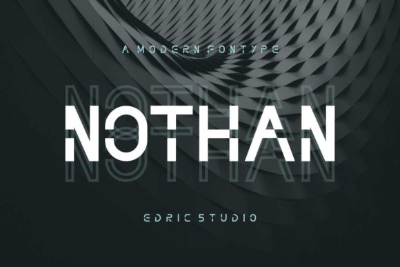 Nothan: A Modern Typeface for Editorial Design