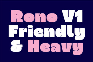 Rono: A Versatile Sans Serif for Modern Design Projects