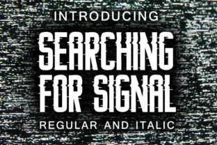 Searching for Signal: A Decorative Typeface with Digital Soul