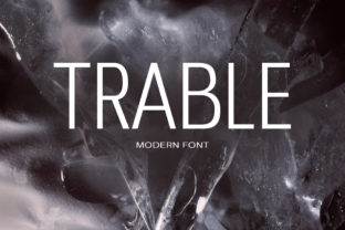 Trable Font: A Simple Typeface for Strong Branding