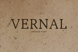 Vernal Font: A Beautiful Serif for Your Craft Projects